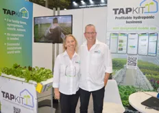 The Israel based company TapKit, that allows everyone to have portable hydroponic growing of leafy greens, had a busy show with good interest says Lillian and Avner Shohet.